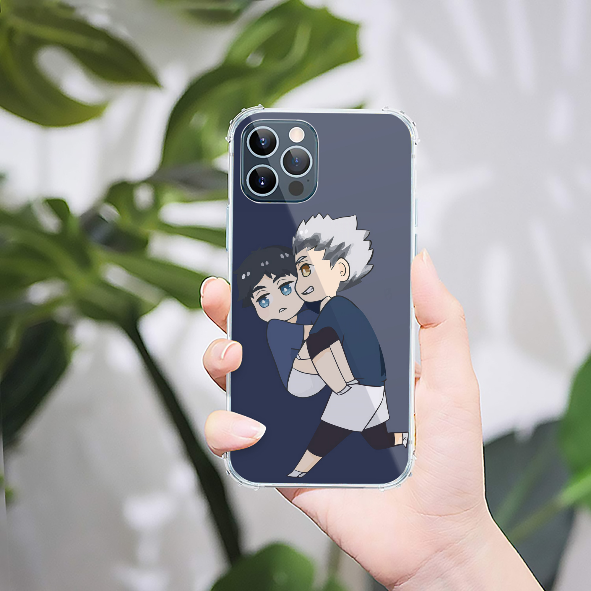 （画像用） ハイキュー!! Haikyu!! 【iPhone 12シリーズ対応】透明スマホケース（クリアソフトケース）